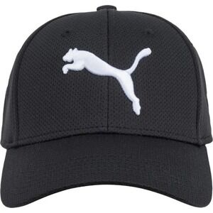Puma Quick Dry Embroidered Evercat Mesh Stretch Golf Cap Black Small-Medium